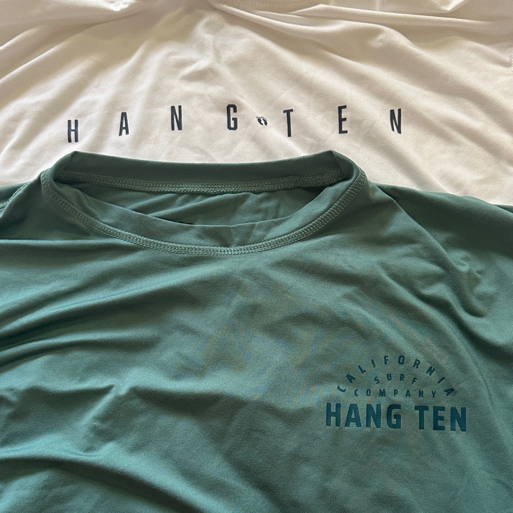 Hang Ten Teal and White Men's long Sleeve Tees
2pk